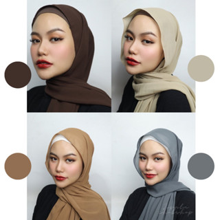 JIPATACHOBSHOP | hijab chiffon ฮิญาบ ผ้าคลุมหัว 🧸🧕🏻