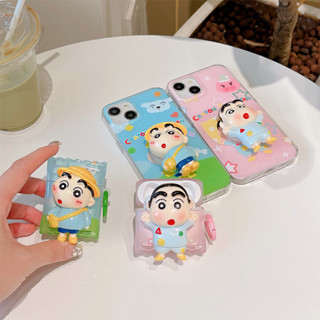 เคสแอร์พอด 3 Case Airpods 3 pro2 case การ์ตูน สามมิติ เครยอนชินจังผู้น่ารัก Airpod 3 pro2 case เคส Airpod 1 gen2 cas