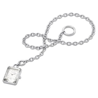 (พร้อมส่ง)*New*SWAROVSKI นาฬิกาพก โทนสีเงิน, สเตนเลสสตีล