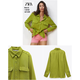 zara แท้ มือสอง เชิ้ตoversize สภาพดี สวยใหม่