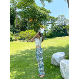 พร้อมส่ง Summer pants ผ้าสปันพรีเมียม พริ้วสวยใส่สบาย 329฿ (Col.6) #ChaneeCN141