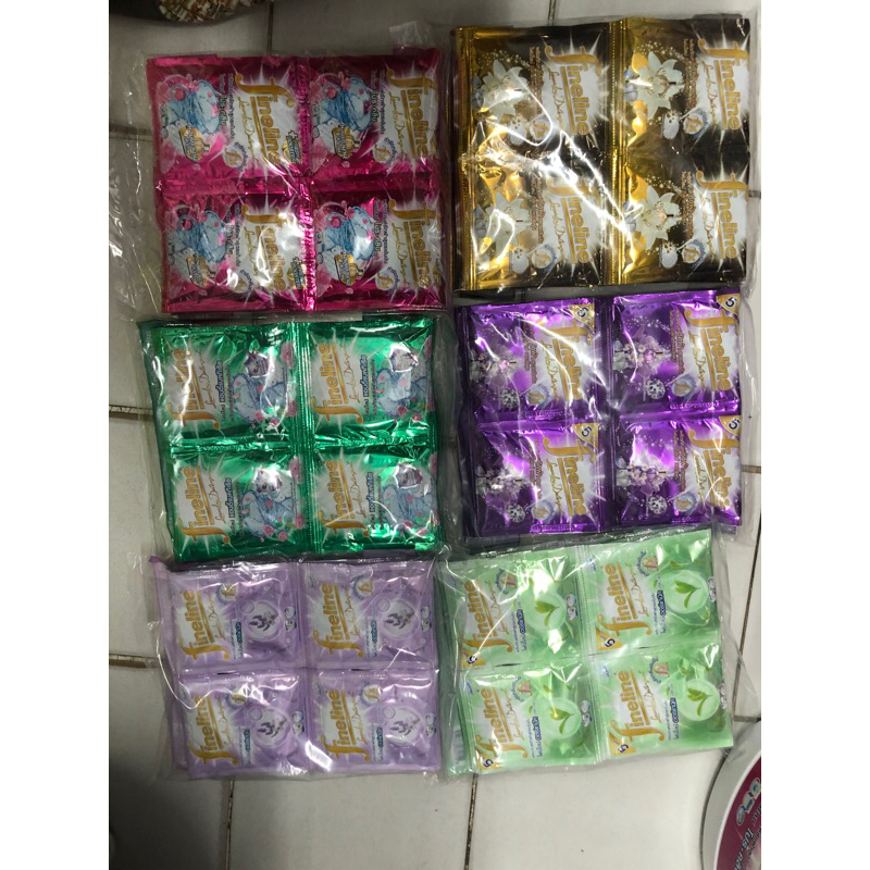 Fineline ไฟน์ไลน์ น้ำยาซักผ้าสูตรเข้มข้น แบบซอง (30มลxแพ็ค 12ซอง)