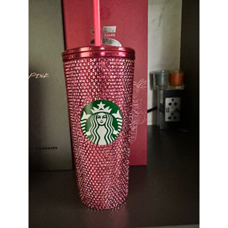 Starbucks Stainless Steel 25TH Pink Bling Cold Cup 16oz. ทัมเบลอร์สตาร์บัคส์สแตนเลสสตีล ขนาด 16ออนซ์ A9001370