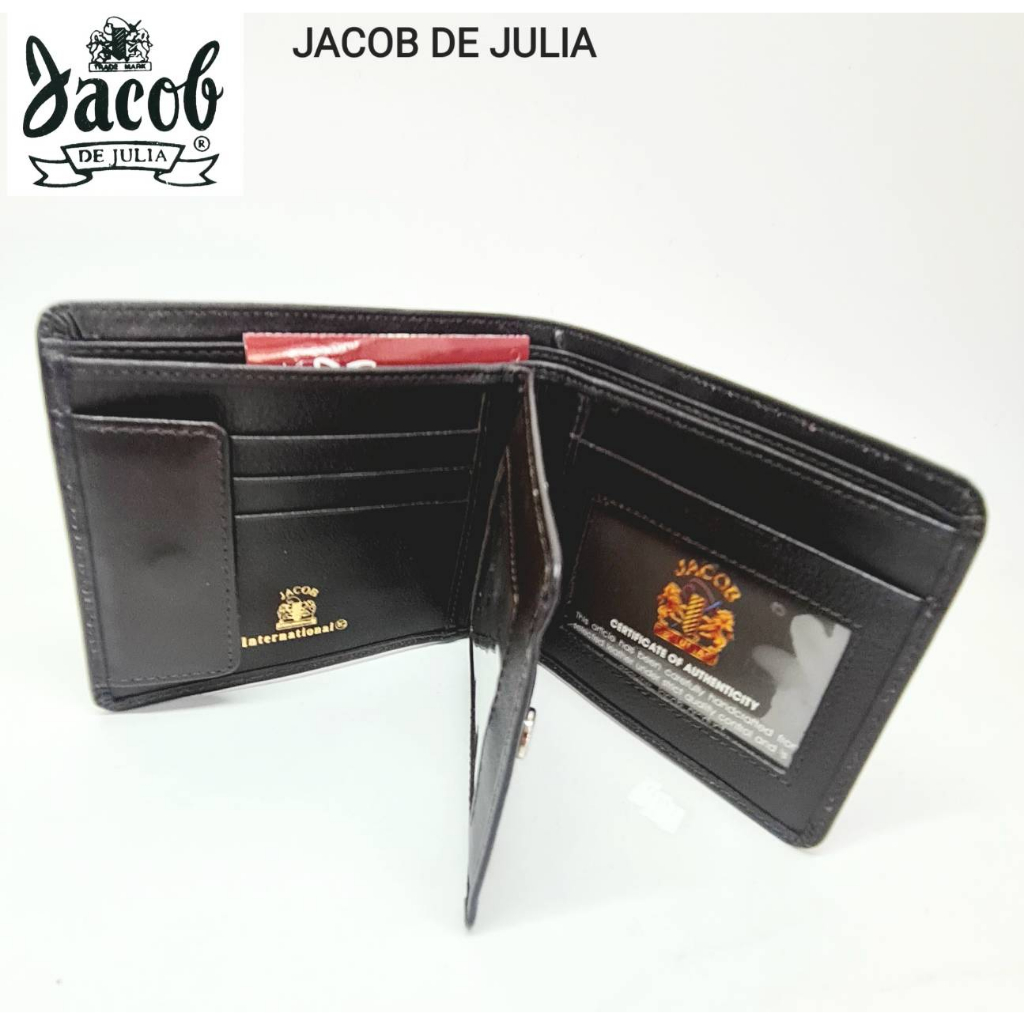 กระเป๋าสตางค์หนังแท้ JACOB DE JULIA  รุ่น J 20433 หนังแท้ฟอกนิ่ม