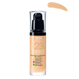 BOURJOIS 123 Perfect Foundation SPF 10 Size: 30ml/1oz 54 BEIGE