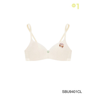 Sabina เสื้อชั้นใน Wireless (ไม่มีโครง) รุ่น Pretty Perfect รหัส SBU9401CL สีเนื้ออ่อน