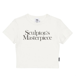 พรีออเดอร์ เสื้อครอป Sculptor - Masterpiece Crop Tee White แท้100% สินค้าจริงรูปสุดท้าย