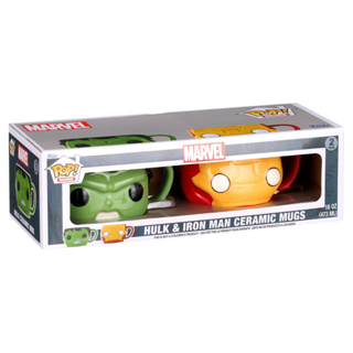 Funko Pop! Mug: Marvel - 2PK Iron Man &amp; Hulk เซ็ตคู่ แก้วมัค มาเวล ไอรอนแมน กับ ฮักส์