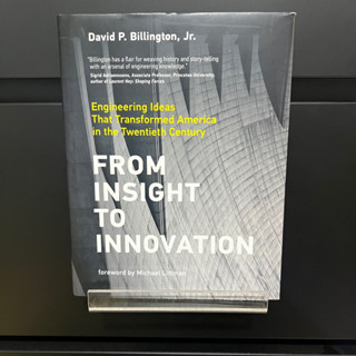 From Insight to Innovation - David P. Billington,Jr. (Hardcover)