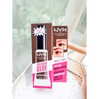 เจลเขียนคิ้ว NYX THE BROW GLUE INSTANT BROW STYLER สี Medium Brown