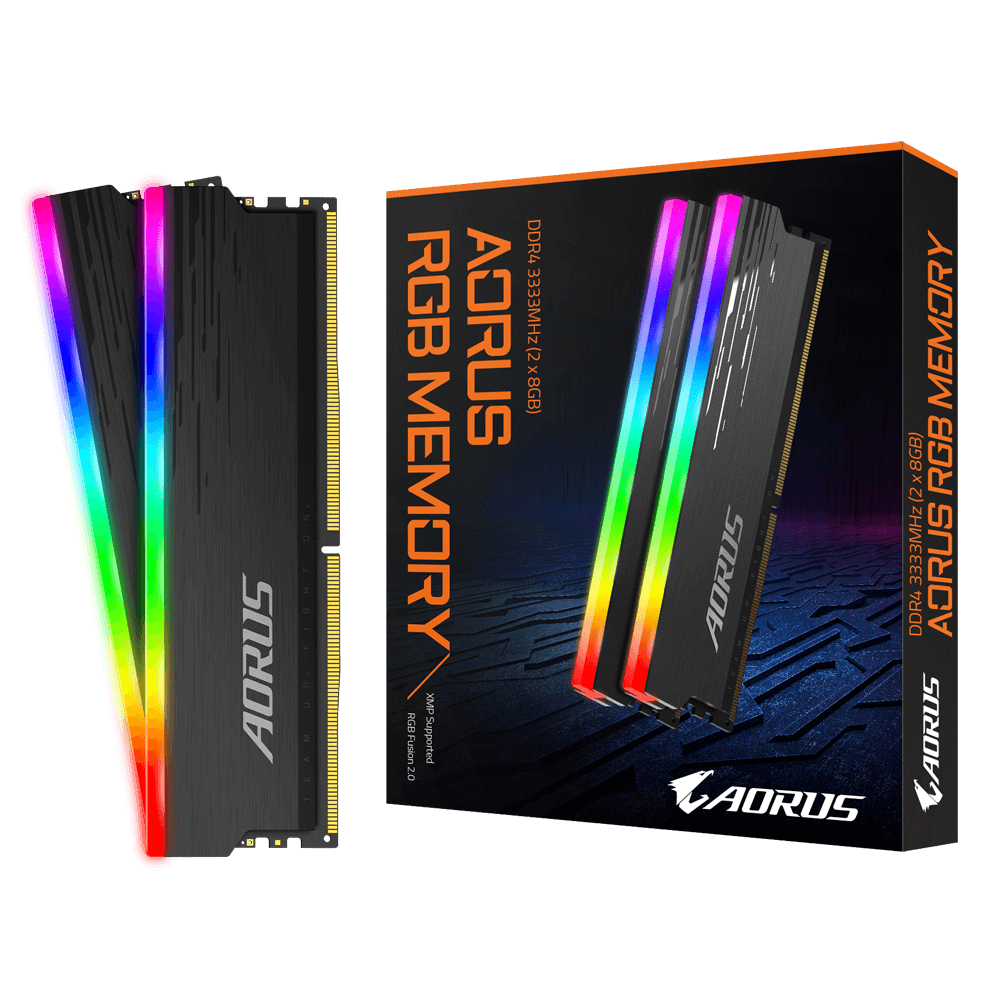 แรม RAM DDR4 AORUS RGB (8GBx2) 16GB BUS3333 ประกัน LT