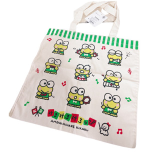 กระเป๋าผ้าใบใหญ่ สกรีนลาย 38 x38 cm. ลิขสิทธิ์แท้  KEROPPI