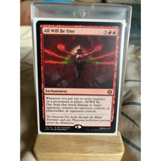 การ์ด MTG All Will be One Red Magic the gathering EDH รุ่น ONE สภาพ Nm