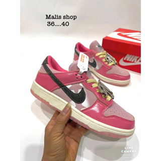 Nike Dunk Low Hot Punch &amp; Pink BABIE (size36-40)