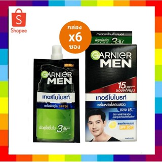 (6 ซอง) GARNIER การ์นิเย่ เมน เทอร์โบไบรท์ เซรั่ม 7มล. Garnier Turbo Bright 7 ml