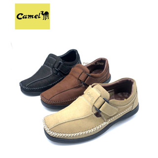 ⭐️พร้อมส่ง⭐️Camel รุ่น CM-110 รองเท้าลำลองหนังแท้ ไซส์ 40-45