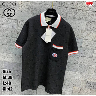 gucci เสื้อโปโลแขนสั้น