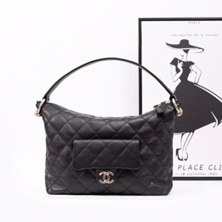 [ทักแชทก่อนสั่งซื้อ] Chanel Maxi Hobo ใหม่!! งาน vip ดีสุด