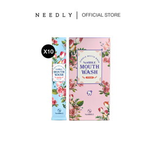 [ซื้อ 1 แถม 1] NOBBLE MOUTH WASH ROSE 110ml น้ำยาบ้วนปาก แก้ปัญหากลิ่นปากใน 1 นาที พร้อมกลิ่นหอมของดอกกุหลาบ