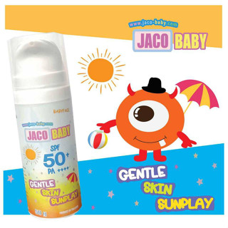 JACO BABY GENTLE SKIN SUNPLAY SPF 50+ PA++++กันแดดสูตรอ่อนโยนสำหรับเด็ก