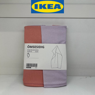 IKEA อิเกีย ÖMSESIDIG เอิมเซซีดิก ผ้าเช็ดจาน, ชมพู/ม่วงไลแลค, 36x58 ซม.