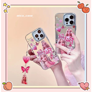 🐱‍🐉จัดส่งภายใน 24 ชม🌹 เคสไอโฟน 11 12 13 14 Pro Max พื้นผิวกระจก สาวน่ารักหัวใจ ฤดูร้อน Case for iPhone ผลิตภัณฑ์ร้อน