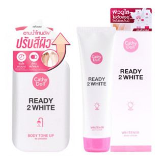 Cathy Doll อาบน้ำโทพอัพ / โลชั่นโดสน้ำนม Ready 2 White เรดี้ทูไวท์ ครีมผิวขาว พอกผิวขาว บำรุงผิว กันน้ำ ไม่วอกไม่เทา