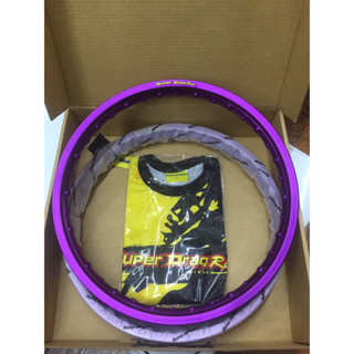 วงล้อ SUPER DRAG RIM รุ่นStreet 1.4ขอบ17 (2วง)ขอบเรียบ สีม้วง (SD1417PP)