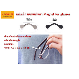 เข็มกลัดแม่เหล็ก แขวนแว่นตา Magnet for glasses