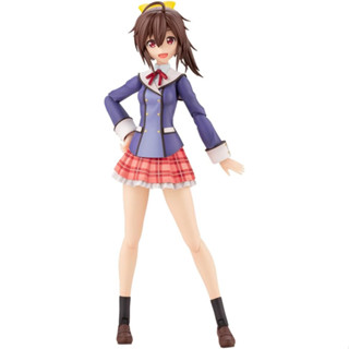 [Figure] Sosai Shoujo Teien Ao Gennai [Wakaba Girls High School - Winter Uniform] Height approx. 159mm 1/10 scale plastic model Sculpted Color JK004 Japan Authentic