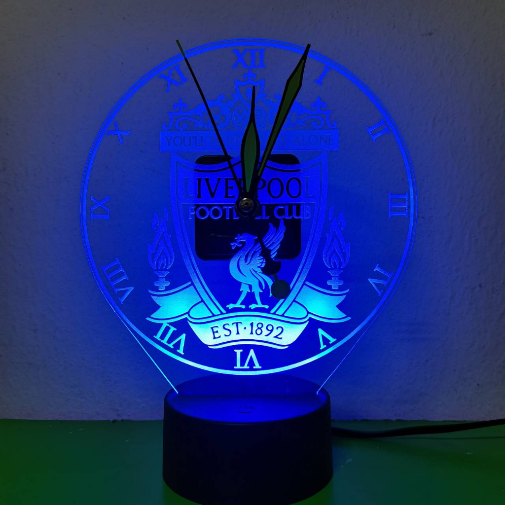 โคมไฟ นาฬิกาลิเวอร์พู เปลี่ยนไฟได้ 7 สี [ของขวัญปีใหม่] - รูปที่ 2