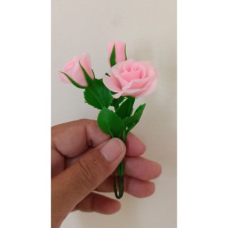 ดอกกุหลาบปลายลวด 4 นิ้ว
