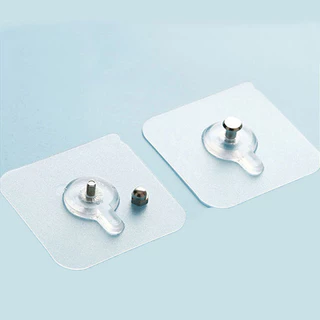 พร้อมส่ง! ตะขอแขวน ตะขอตะปู หัวน้อต แขวนปลั๊ก ติดประตู แปะผนัง ไม่ต้องเจาะ ติดแน่นไม่มีหลุด