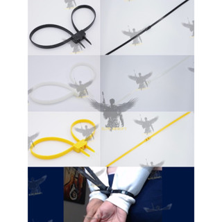 กุญแจมือ Cable Ties (เคเบิ้ลไทร์รัดข้อมือ) (Cable Ties Handcuffs) (Plastic Handcuffs) (Zip Ties Handcuffs) รุ่น B02