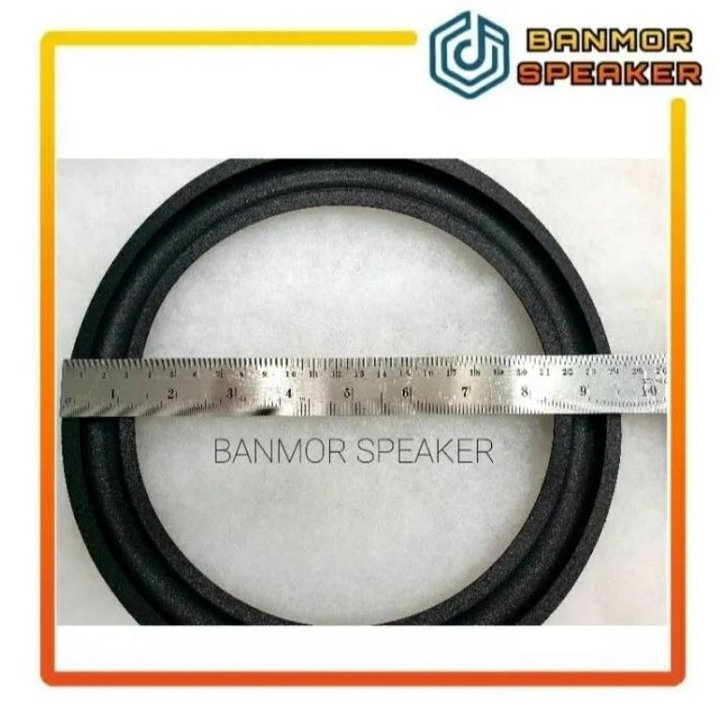 ขอบ ลำโพง 10" ขอบ โฟม ดำ ฟองน้ำ สำหรับ ลำโพง บ้าน ขอบลำโพง