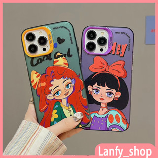 💖จัดส่ง24ชม💖iPhone 14 13 12 11 Pro Max เคส for เคสไอโฟน11 เนื้อฝ้า บางเบาพกพาง่าย แฟชั่น การ์ตูน สโนว์ไวท์ ขอบตรง Case