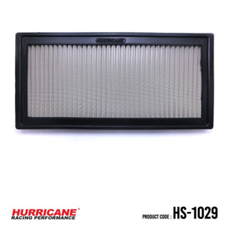 HURRICANE กรองอากาศสแตนเลส , ผ้าแดง Nissan Navara NP300 (Benzine) HS-1029