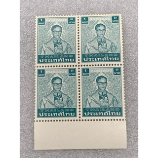 แสตมป์พระรูป ร.9 ชุดที่7 ชนิด1บาท พ.ศ.2527 บล๊อก4