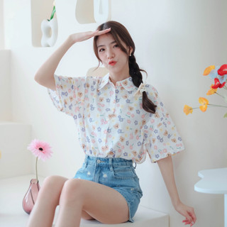 06-284 Blooming Teddy Shirt