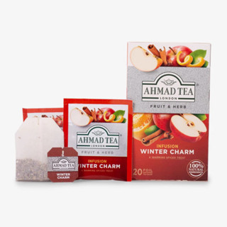 Ahmad Tea Infusion Winter Charm - ชาดำ อิน ฟิวชั่น วินเตอร์ ชาม