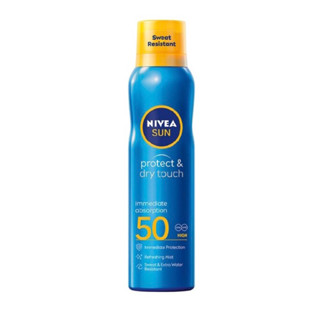 (คุ้มมากค่า) Nivea Sun Protect &amp; Dry Touch Refreshing นีเวีย ซัน โพรเท็คแอนด์ดราย ทัช สเปรย์ป้องกันแดดสำหรับผิวกาย 200ml