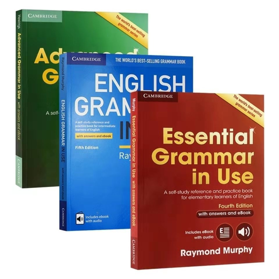 หนังสือ 3 เล่ม/ชุด Cambridge Grammar English Education Books ปรับปรุงความสามารถในการอ่านภาษาอังกฤษของเด็กคำศัพท์ภาษาอังก