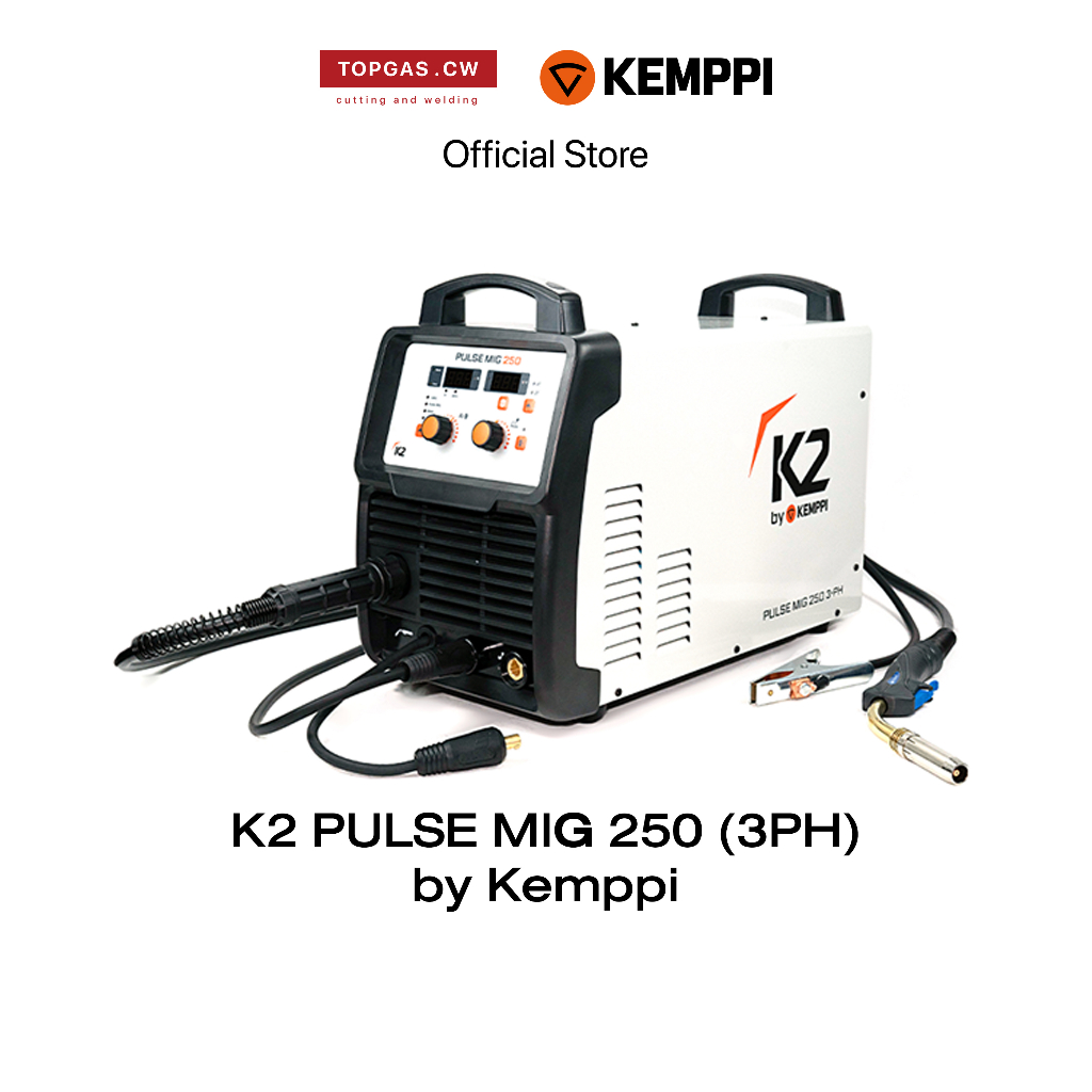 K2 PULSE MIG 250 (3PH) by Kemppi เครื่องเชื่อม CO2, ตู้เชื่อม MIG ❘ topgascw