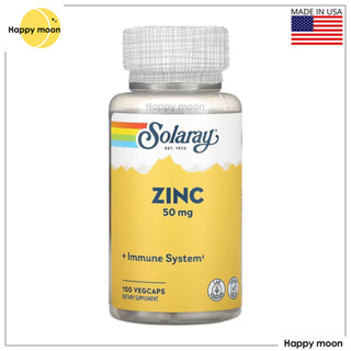 Solaray, Zinc, 50 mg, 100 VegCaps