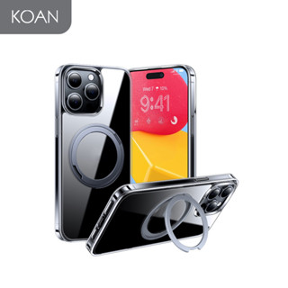 เคสมือถือ Torras UPRO Ostand Pro - Black, Clear IP 15 Pro/ 15 Pro Max