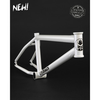 โครง ตัวถัง เฟรมจักรยาน BMX Flybikes Fuego V8 Frame Metallic White 20.6"