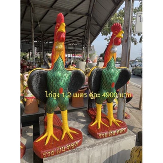 ไก่ชน ไก่แก้บน ไหว้ไอ้ไข่ ไก่พระนเรศวร ไก่พระเจ้าตากสิน ‼️ลิงค์ใหม่ พร้อมส่ง ตั้งไซด์ 10 cm. - 1.2 m. หน้าร้าน นนทบุรี *
