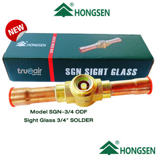 hongsen sight glass 3/4 กระจกตาแมว 3/4 แบบเชื่อม SOLDER Model SGN-3/4 ODF รุ่นเปิดฝาไม่ได้ SGN มีการปิดผนึกแบบ PTFE