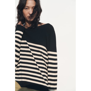 ของใหม่ มือ 1 - ZARA STRIPED KNIT SWEATER ของแท้