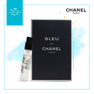 แท้ 💯% Chanel Bleu De Chanel (EAU DE TOILETTE) Pour Homme น้ำหอมแท้ขนาดทดลอง ปริมาณ 2 ml. ให้ความรู้สึกสดใส เท่ เก๋